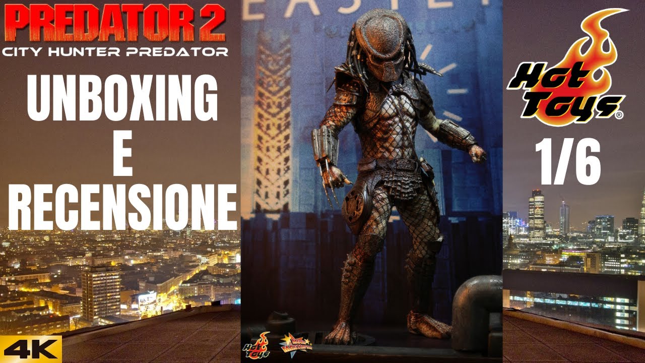 Hot Toys Predator 2 - MMS 173 - City Hunter Predator unboxing e recensione Italiano