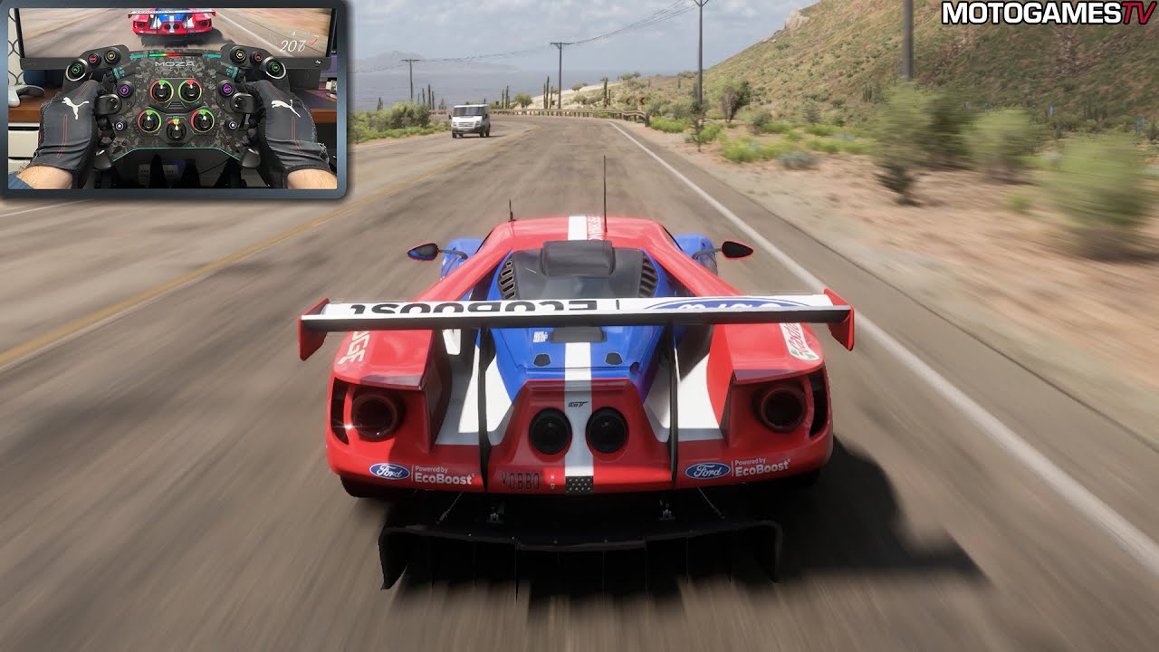 Forza Horizon 5 - 2016 Ford GT #66 GTLM Le Mans | Moza DD R9 Gameplay