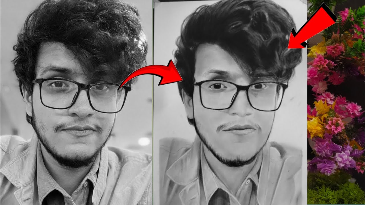 🎨 Triggered Insaan Realistic Portrait Sketch | Hyper Realistic Drawing ✏️#triggeredinsaan #shorts 