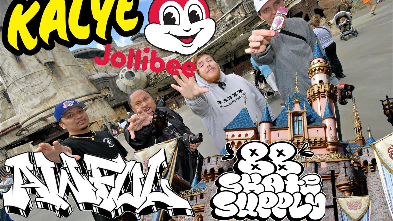 Fingerboarding at Disneyland! 88 Skate Supply VS. AWFUL