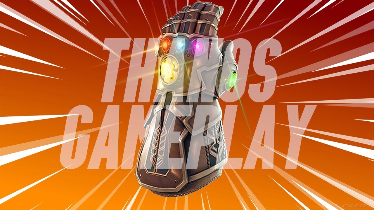 THANOS GAMEPLAY [NO Commentary] | Fortnite Battle Royale