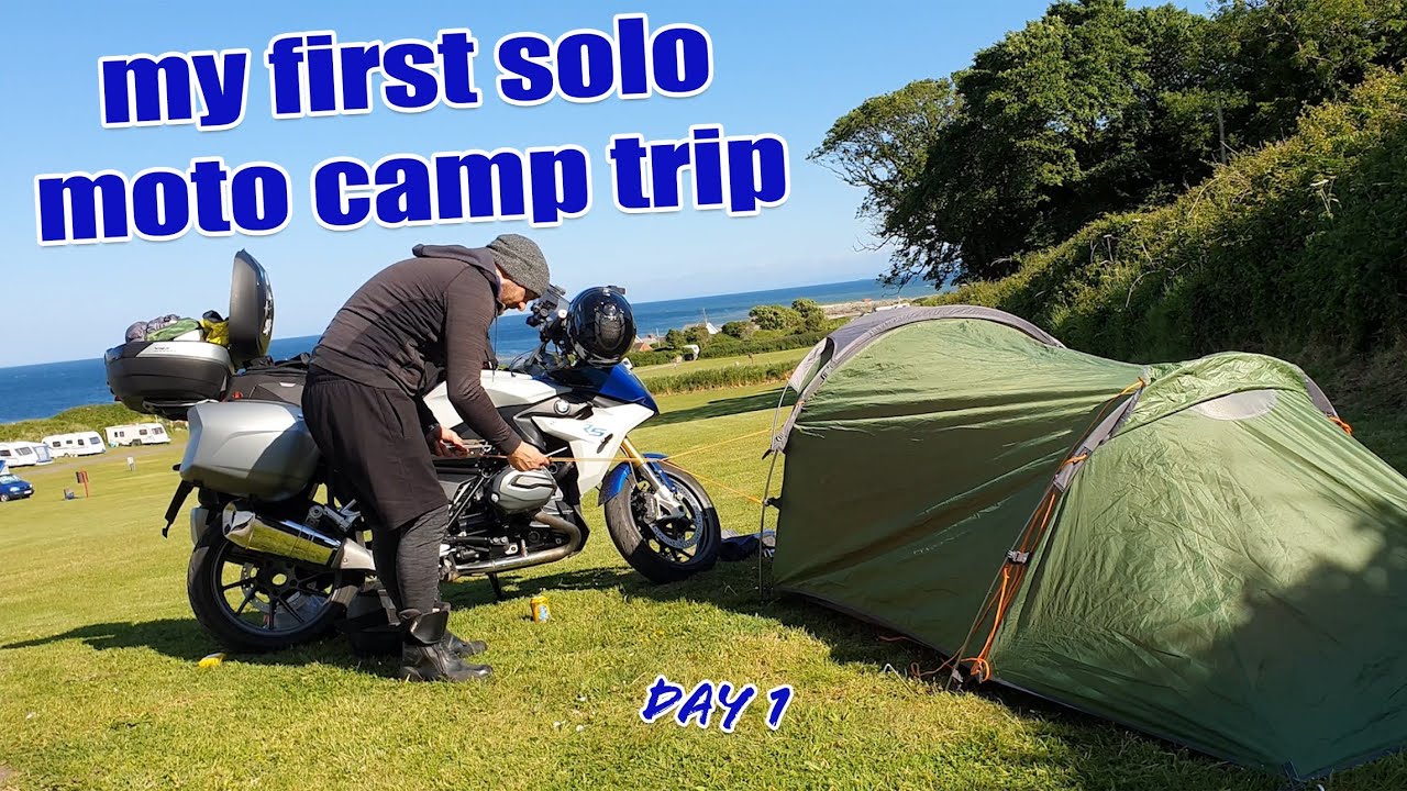 Solo motorcycle camping trip day 1 | BMW R1200RS | silent vlog