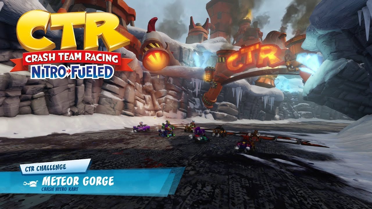 CTR Nitro Fueled - Meteor Gorge - CTR Challenge