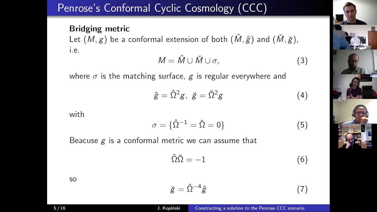 J. Kopiński (CTP PAS) - Constructing a solution to the Penrose CCC scenario