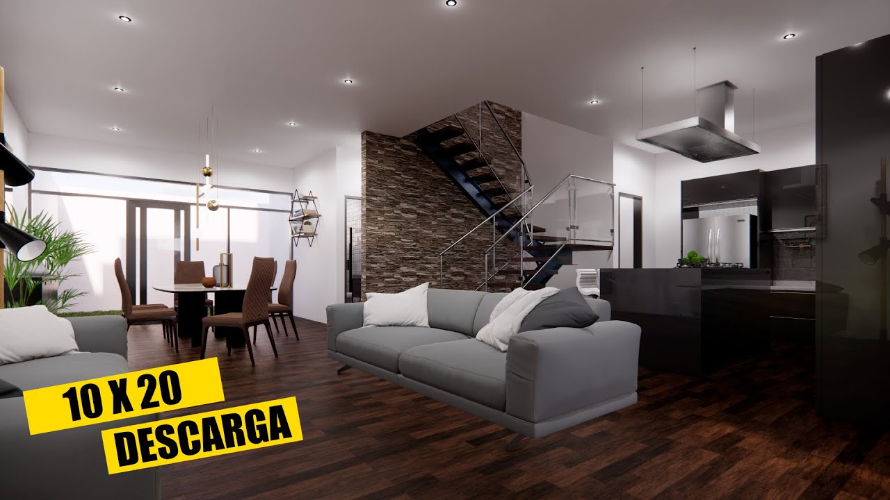 Casa de 10 X 20 con HABITACIÓN EN PLANTA BAJA