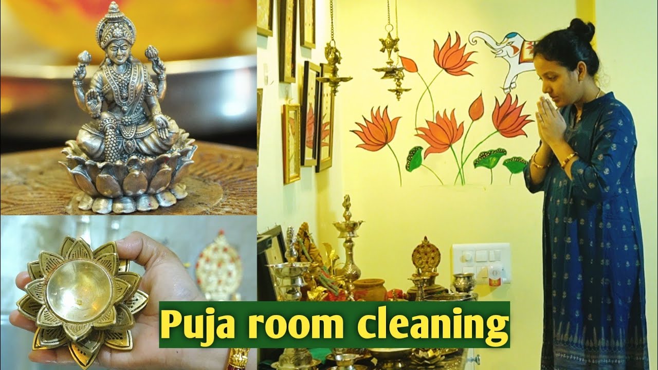 Complete pooja room cleaning
