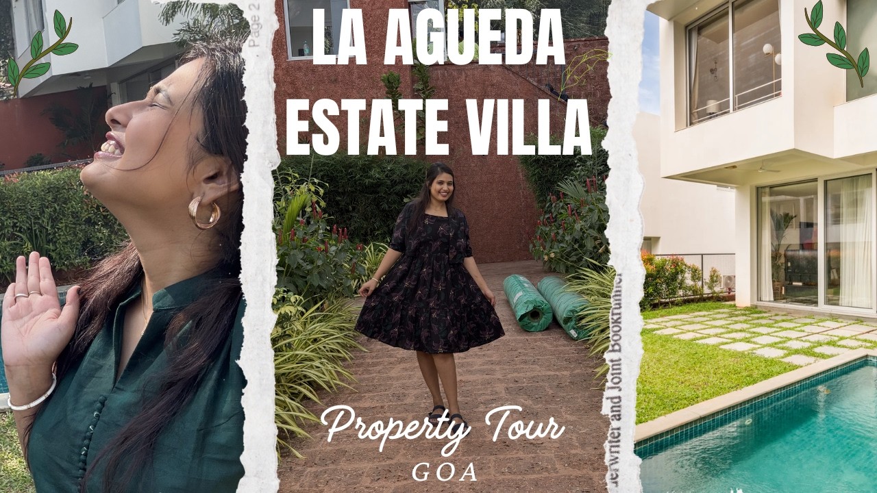 Inside a Luxury Private Pool Villa in Goa 🌴 | La Agueda Estate Nerul Villa Tour
