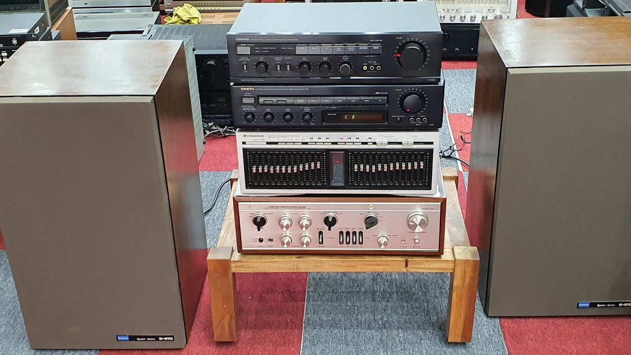 👉KENWOOD  EQUALIZER -GE -1000 Gấu Giá Tốt Pv Các Bác .PRE ONKYO Đẹp Giá Yêu ☎️Zl-0943669577