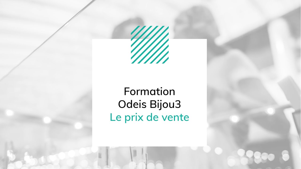 Le prix de vente