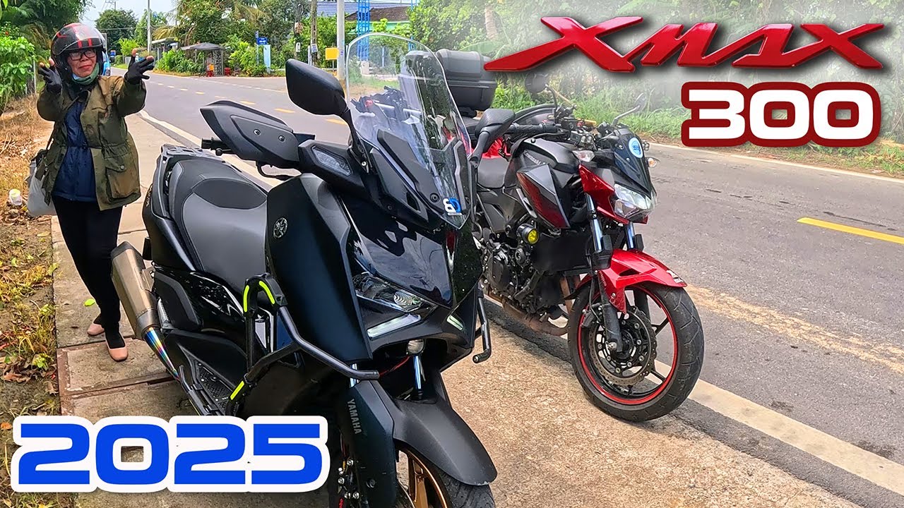 Chạy thử Yamaha Xmax 300 - 2025 ở chân đèo Khánh Lê - TT. Diên Khánh