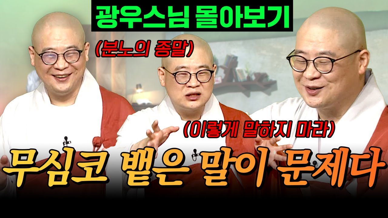 평생 쌓은 공덕, 말 한마디로 사라질 수 있다🔥ㅣ말 한마디의 업보 [광우스님 소나무 시즌 3 3편 몰아보기]