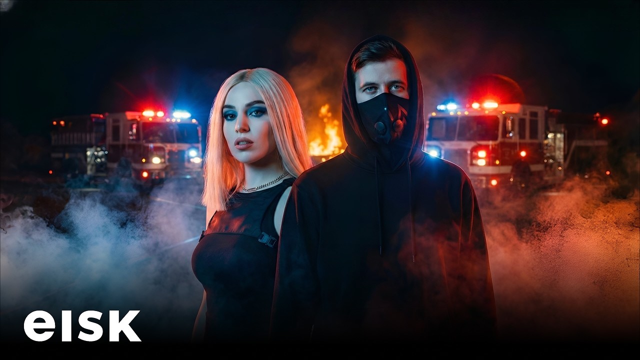 Alan Walker & Ava Max Style, Elian Skye - WORLD IN FIRE (Official Lyrics Video)