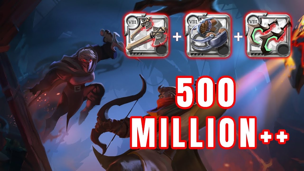 500 Mil + Gucci Ganking ep 2 | Bearpaws, Claws, Dagger pair,  Deathgivers | Albion Online