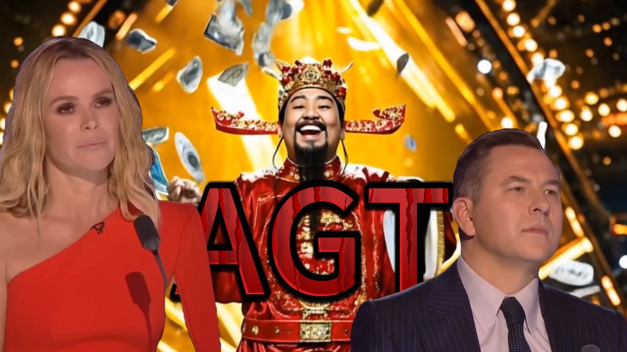 The God of Wealth of China has come to the AGT stage to hand out US dollars to everyone!