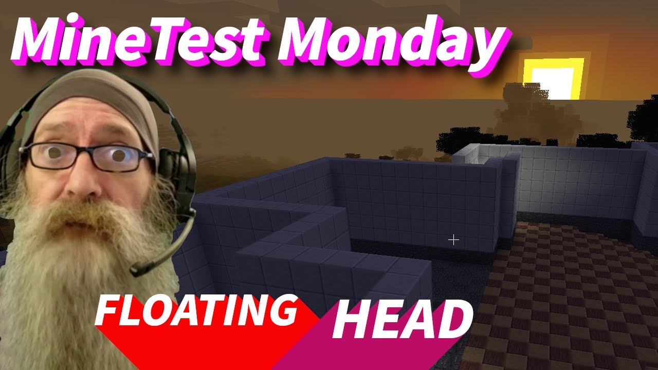 Minetest Monday!! with Floating Head Feature!! don't miss the fall special!!