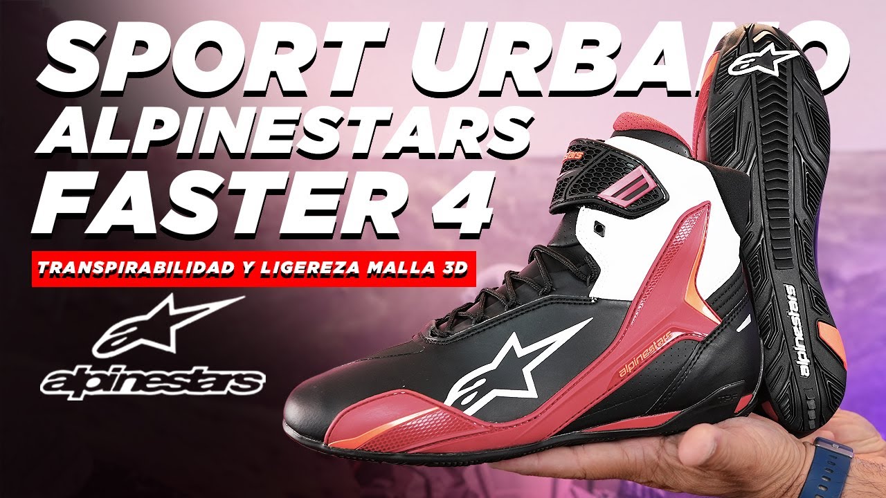 BOTA ALPINESTARS FASTER 4/ Bota zapatilla, disponible en motomundi.cl