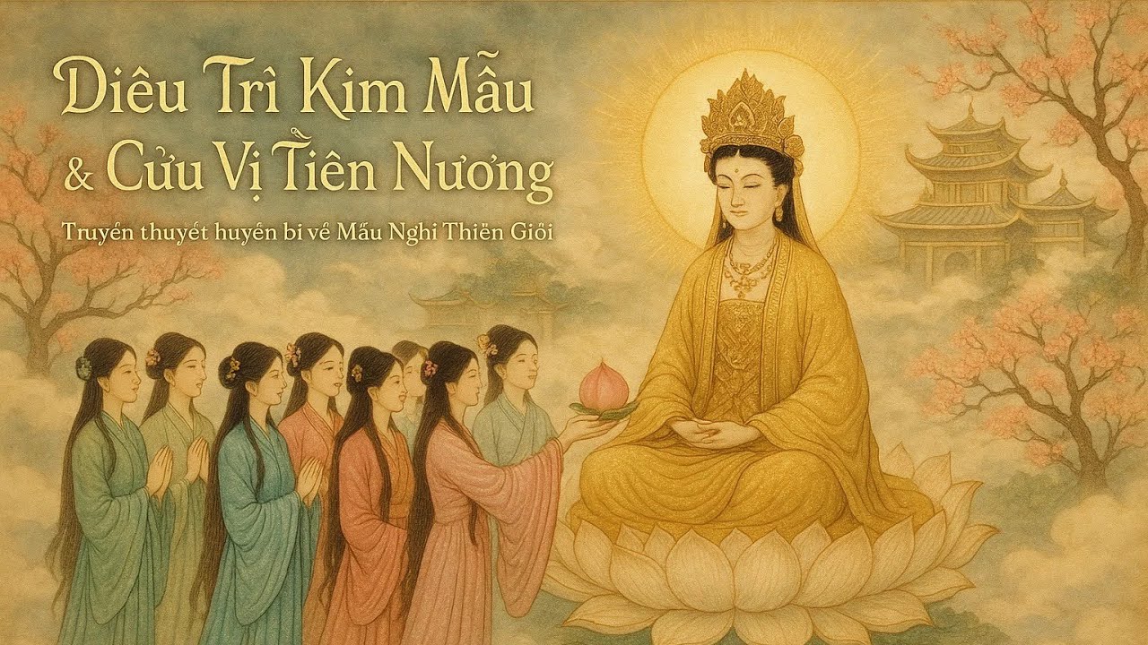 Diêu Trì Kim Mẫu & Cửu Vị Tiên Nương |Truyền Thuyết Mẹ Vũ Trụ và 9 Nữ Thần Quyền Lực