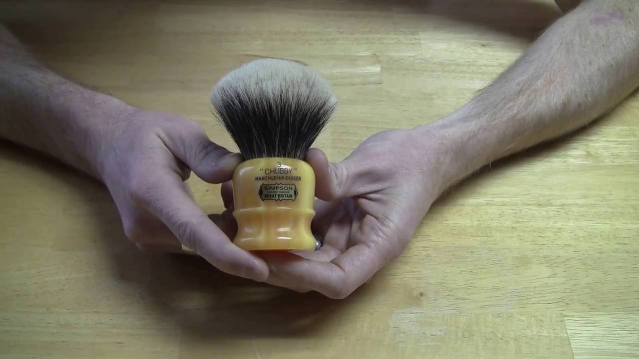 Simpson Chubby 3 Manchurian Badger Brush the Nitty Gritty
