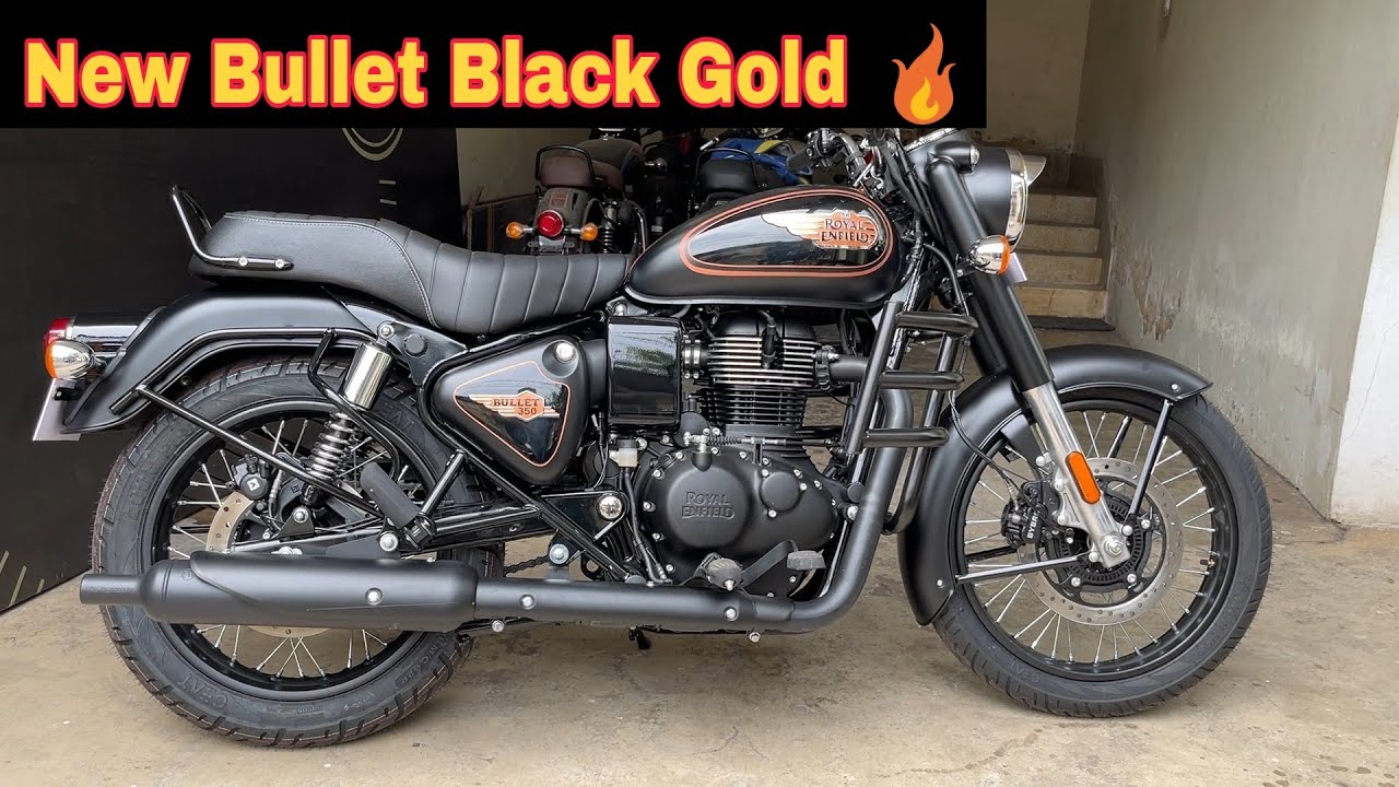 2023 New Bullet 350 Black Gold | Better Than Classic Reborn Stealth Black |