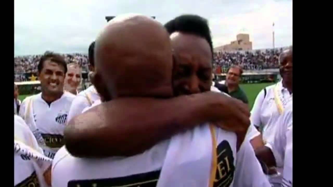 Festa do centenário do Santos emociona o Rei Pelé 2012 (Jornal Nacional 14/04/2012)