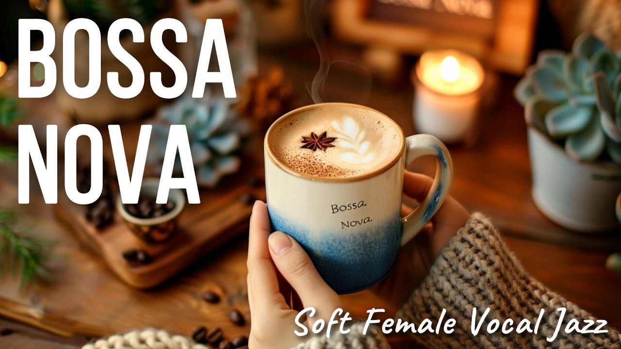 Relaxing Bossa Nova Café | Female Vocal Jazz for Work & Study ☕ | Gentle Concentration (3h)