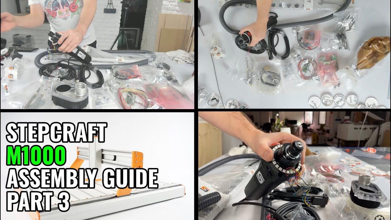 Stepcraft M1000 Assembly Guide Part 3 - Unboxing Second package