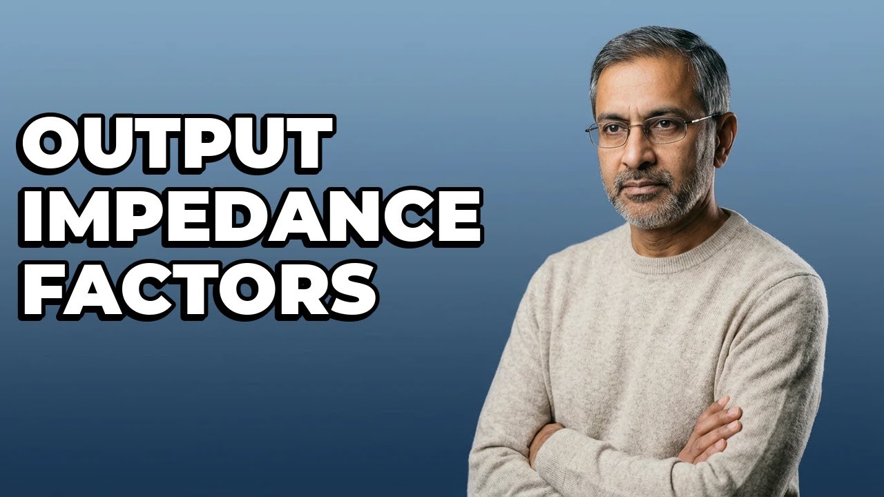 What Factors Determine A Transistor Amplifier's Output Impedance?