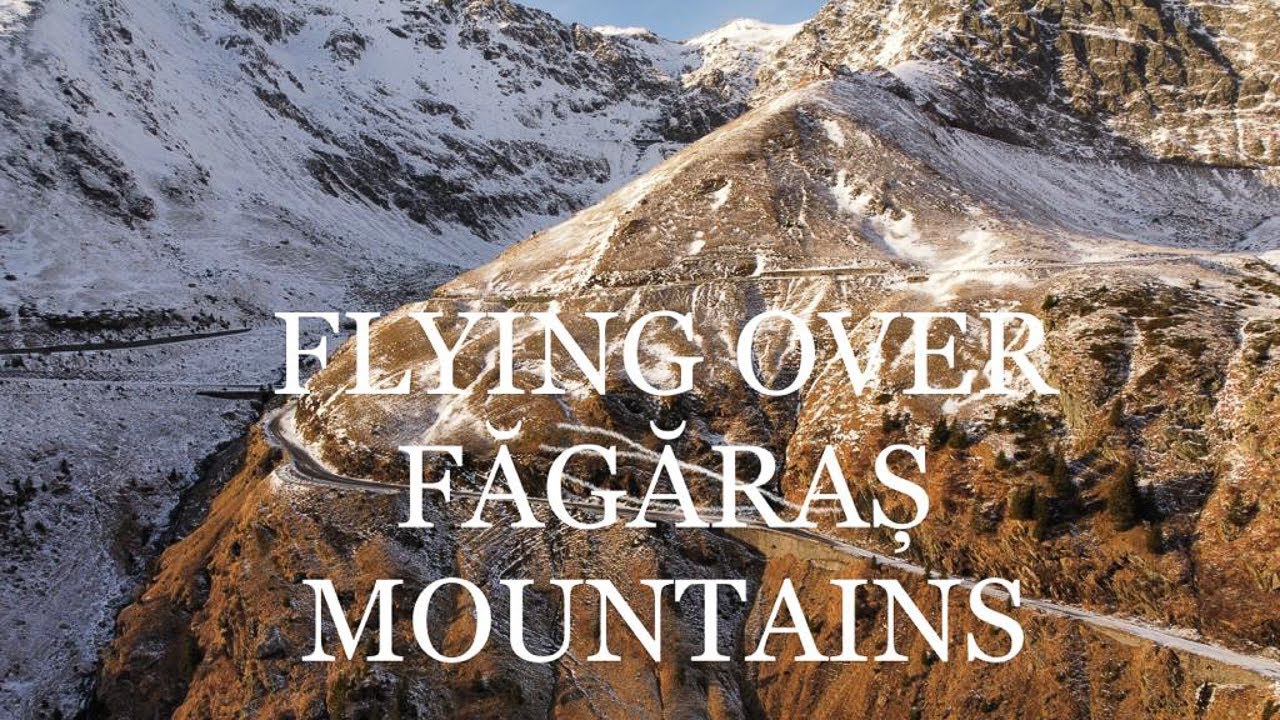Flying Over Fagaras Mountains - 4k drone video. Relaxing piano music, meditation music.
