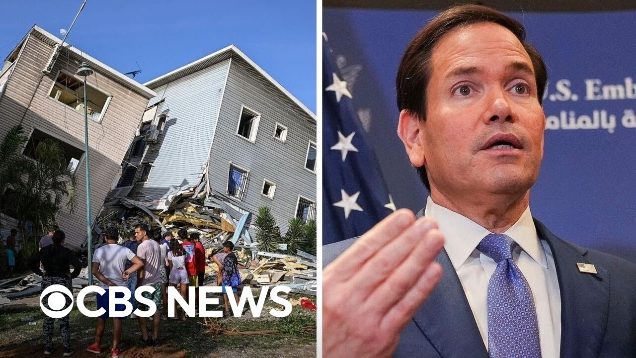 Rubio reacts to massive Venezuela earthquakes, says U.S. sending search and rescue aid