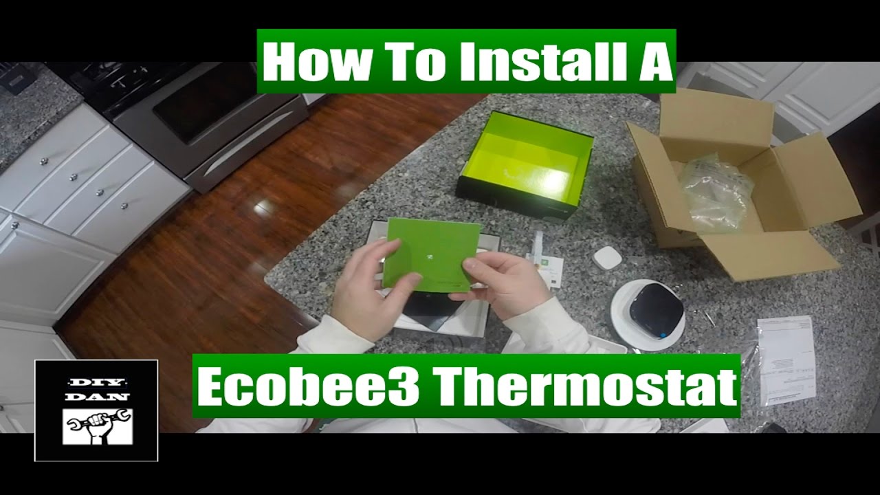How To Install A Ecobee3 Smart Thermostat