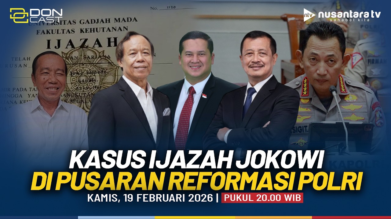 [LIVE] Kasus Ijazah Jokowi di Pusaran Reformasi Polri | DON CAST