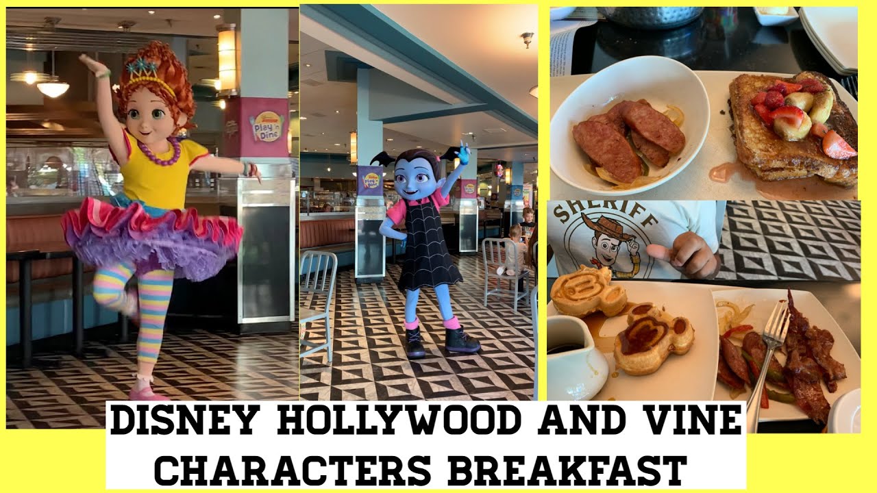 Hollywood And Vine Disney Junior Play’n Dine Characters Breakfast Review Fancy Nancy Doc McStuffins