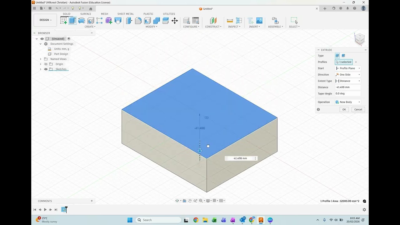 Tutorial 1 Fusion 360