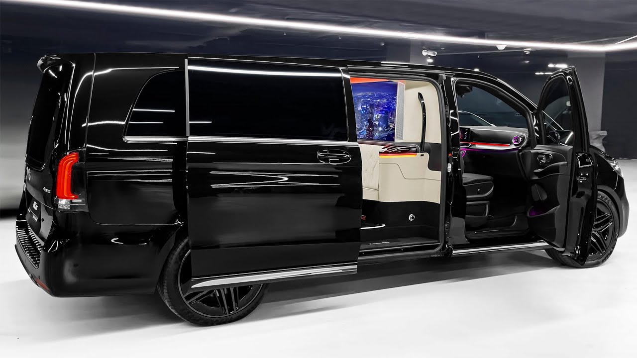 New 2025 Mercedes V Class Extra Long Luxury - Sound, Interior and Exterior