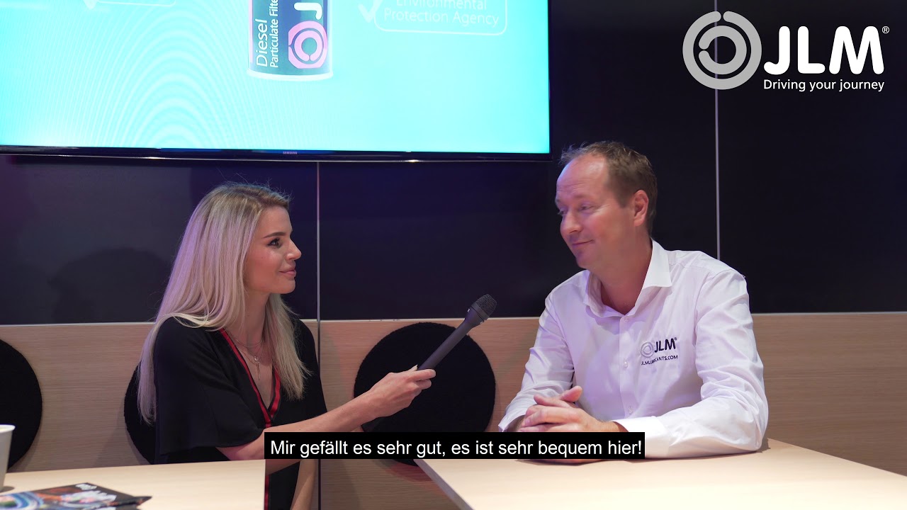 JLM Automechanika 2018 Sophia Calate Interviews Mark Hoff best B2B booth design