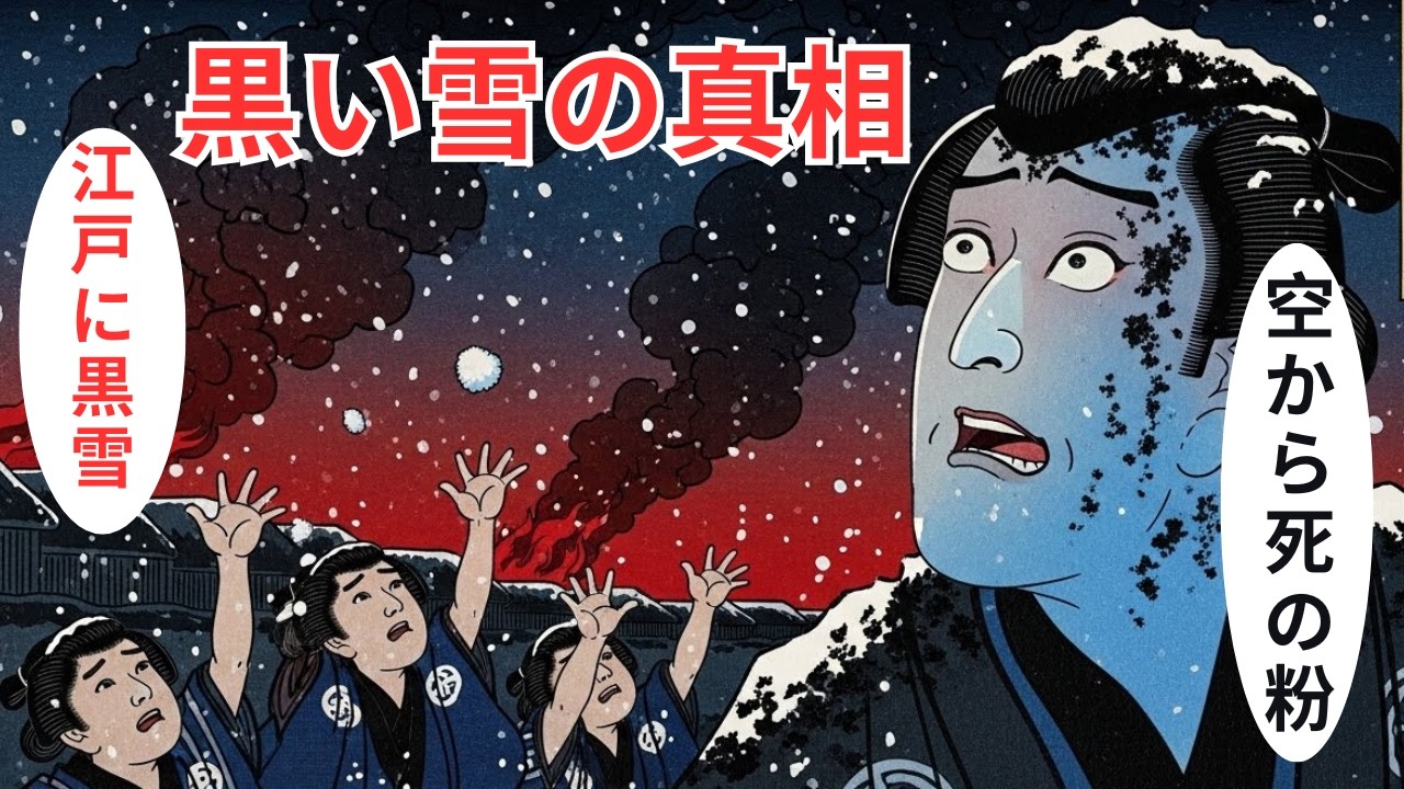 【江戸時代】黒い雪が降った日の真相──100万人都市を襲った“死の粉”とは