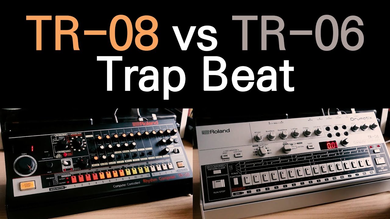 Roland Boutique TR-08 vs TR-06 Trap Beat (Sound Demo)
