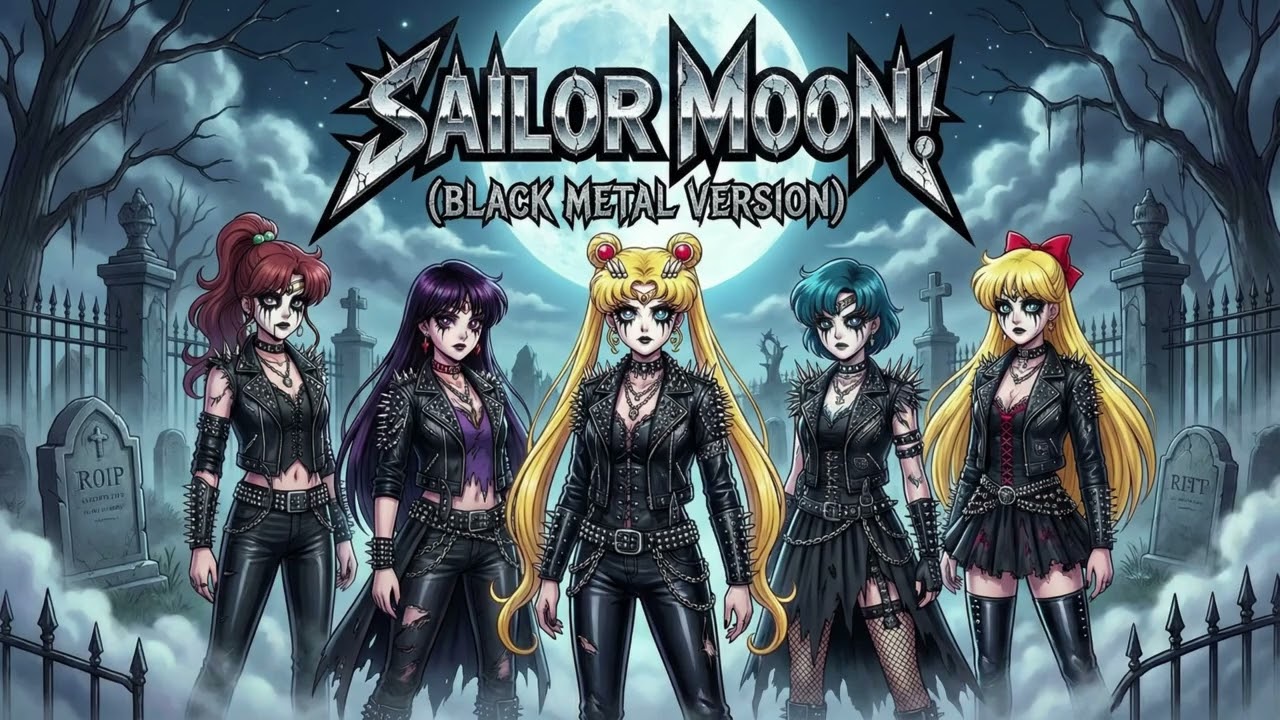 Sailor Moon! (Black Metal Version) An AI Black Metal cover of the Sailor Moon theme song!
