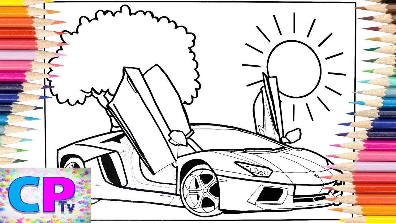 Lamborghini Aventador Coloring Pages/Cartoon - Why We Lose (feat. Coleman Trapp) [NCS Release]