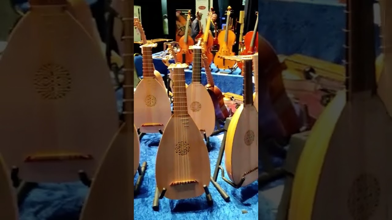 LIFEM - The Early Music Shop - Lutes and a Theorbo #shorts