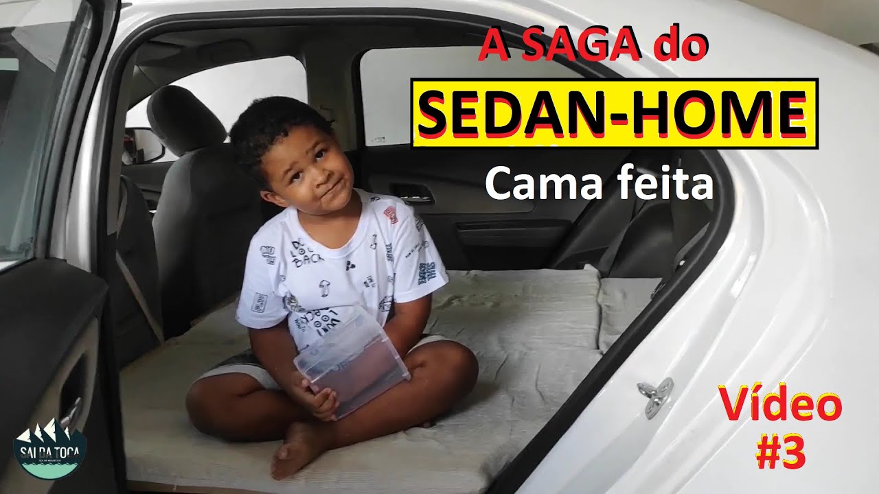 A saga do Sedan Home (vídeo 3de4) - Cama pronta #short
