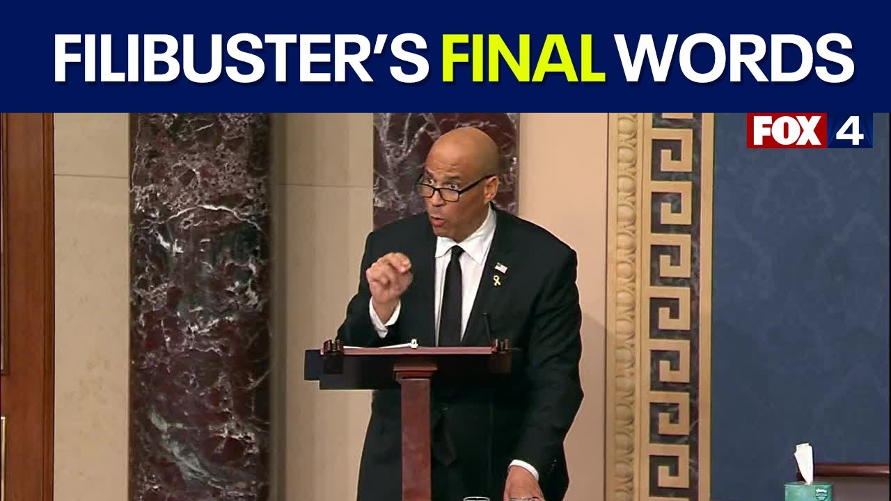 Cory Booker filibuster: Senator yields floor after 25 hours