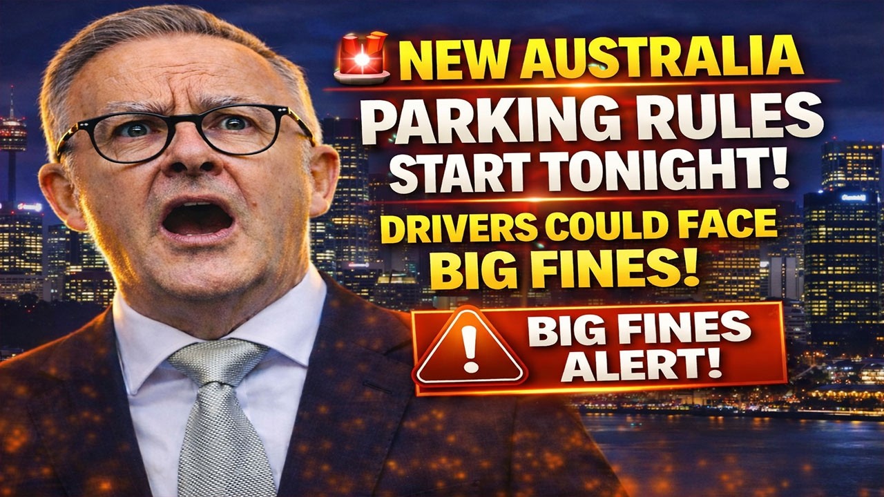 🚨 New Australia Parking Rules Start Tonight &ndash; Drivers Could Face Big Fines!