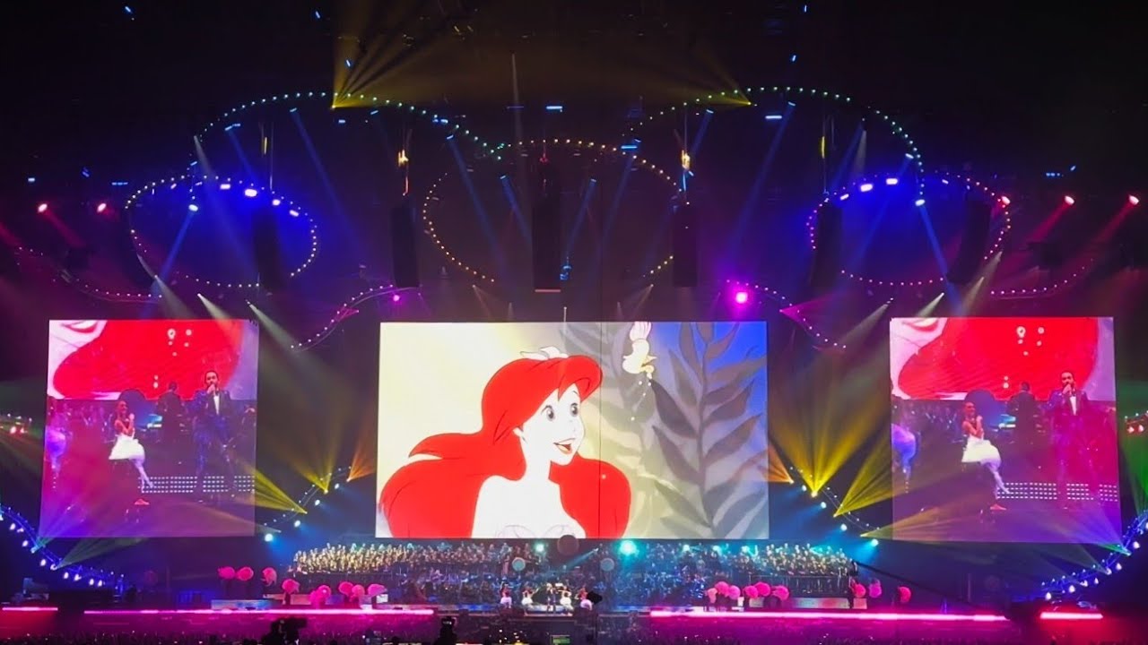 DISNEY 100 en CONCERT : LA PETITE SIRENE MEDLEY (ANNE SILA) Live à Paris La Défense Arena 12/11/2023