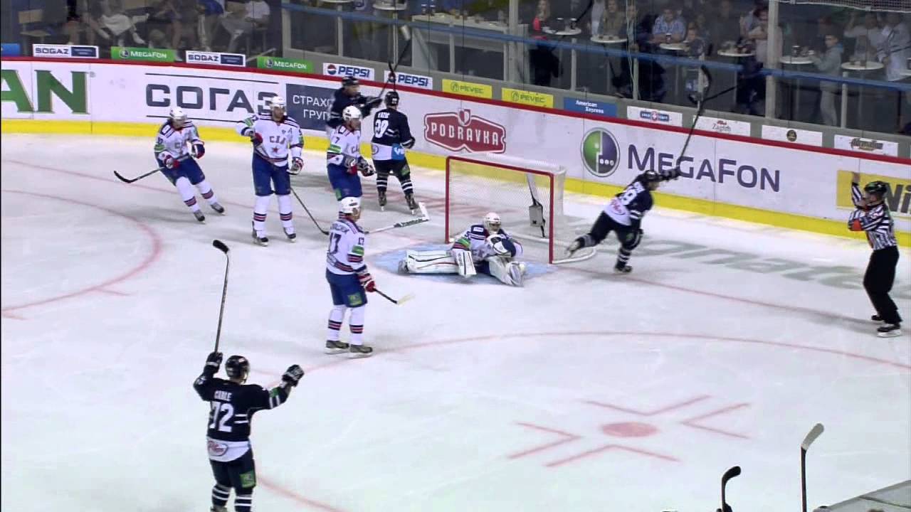 KHL Medvescak Zagreb - SKA 4:3SO 24.09.2013