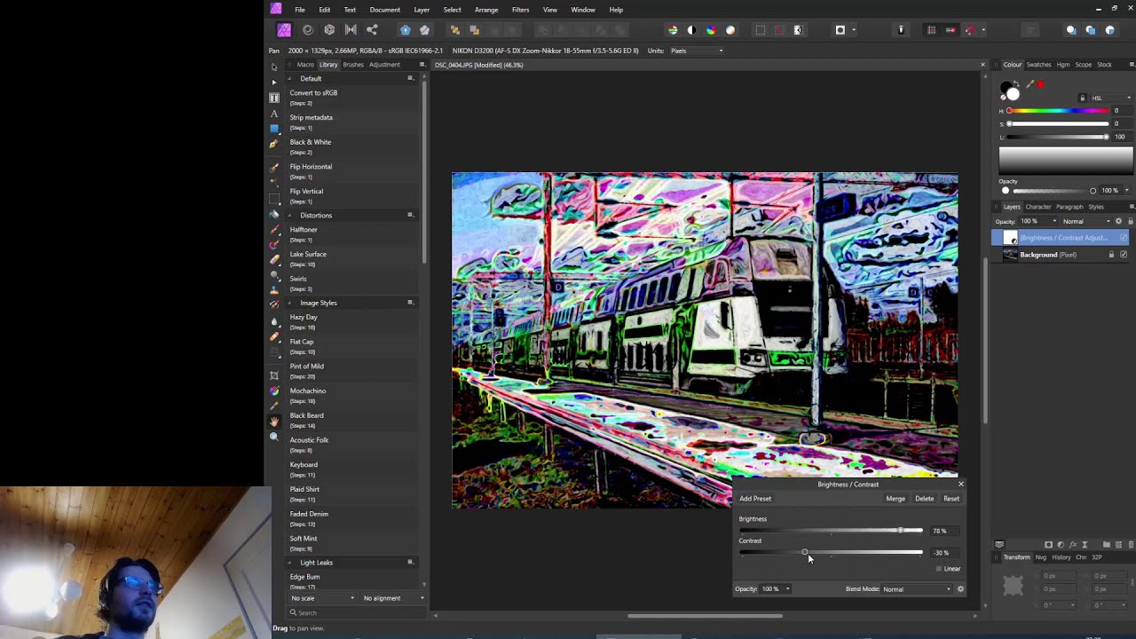 Affinity Photo and G'mic plugin