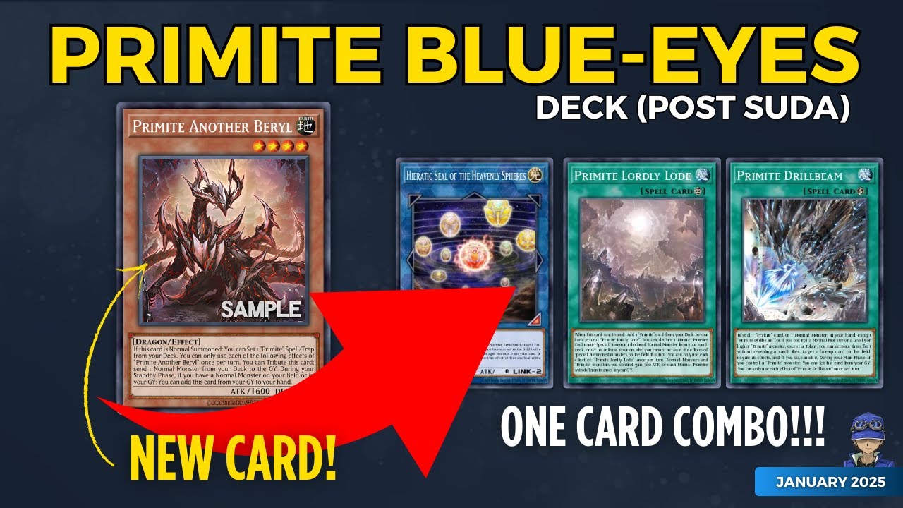 LEARN HOW TO PLAY WITH THE PRIMITE BLUE-EYES DECK 2025 POST SUDA! [COMBO VIDEO] [JANUARY 2025]