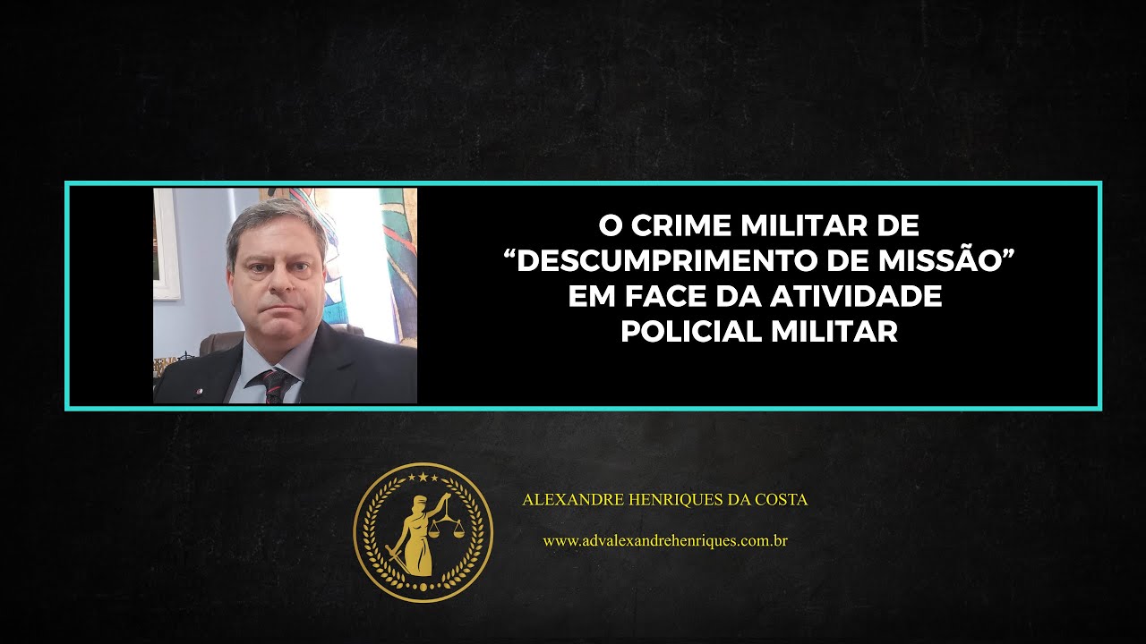 O crime militar de 