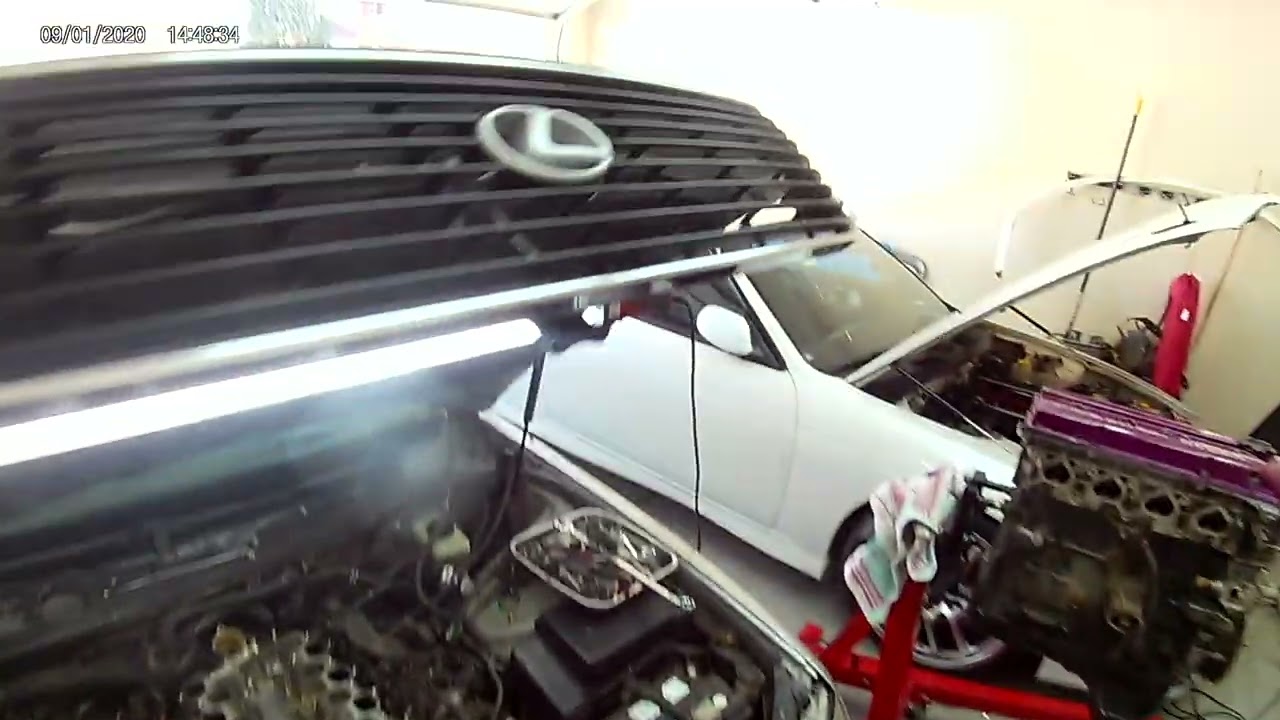 98 TO 2000 LEXUS LS400 INTAKE MANIFOLD GASKET REPLACEMENT PT1