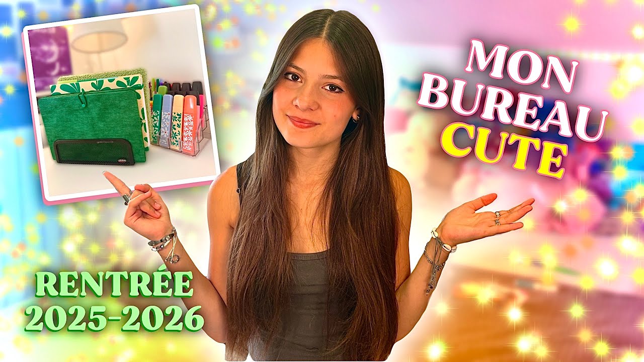 J'ORGANISE MON BUREAU avec des FOURNITURES CUTE & KAWAI - Rentrée 2025/2026